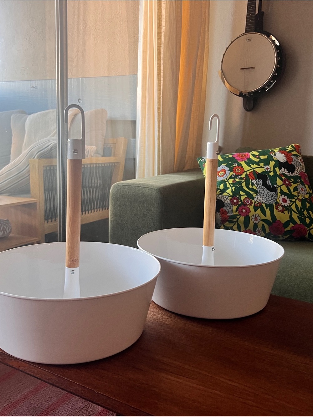 2 IKEA BITTERGURKA Hanging Planters (Retired item)